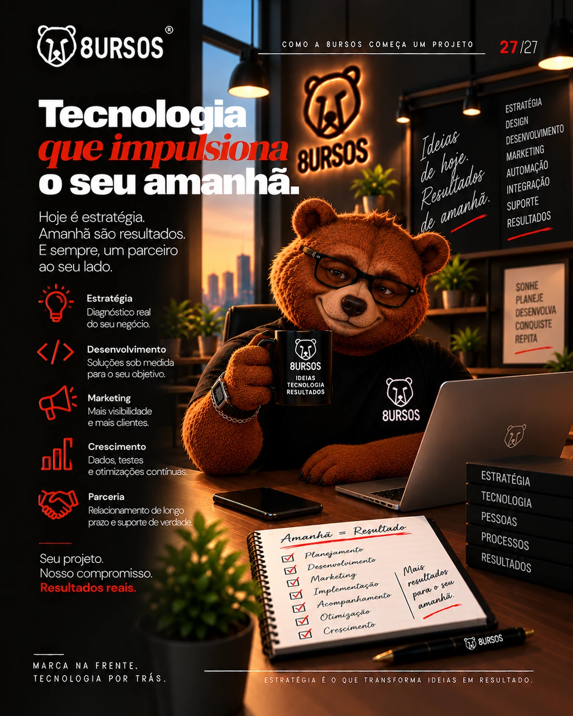 Card 27 de 27: Tecnologia que impulsiona o seu amanhã